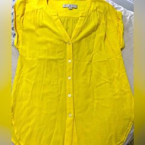 Loft, yellow, small blouse never worn brand new
